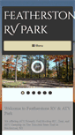 Mobile Screenshot of featherstonervpark.com